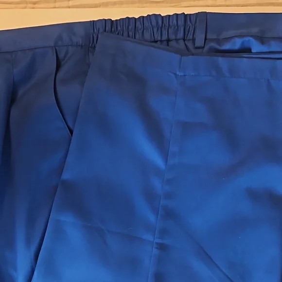 Maggie Barnes | Pants & Jumpsuits | Maggie Barnes Womens Royal Blue Classic  Elastic Side Waist Dress Pants S 28wt | Poshmark